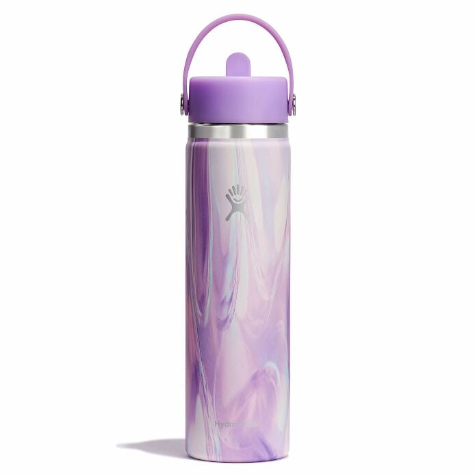 24 oz Wide Mouth Water Bottle w/ Flex Straw Cap - Image 77