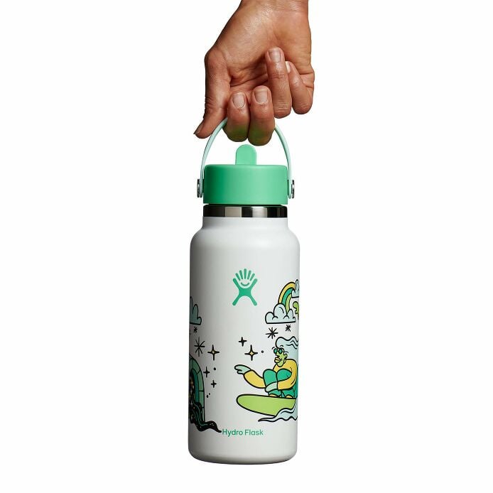 Hannah Eddy 32 oz Wide Mouth with Flex Straw Cap - Image 4
