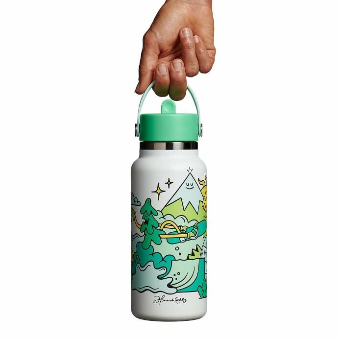 Hannah Eddy 32 oz Wide Mouth with Flex Straw Cap - Image 5