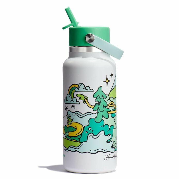Hannah Eddy 32 oz Wide Mouth with Flex Straw Cap - Image 3