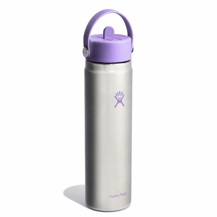 24 oz Wide Mouth Water Bottle w/ Flex Straw Cap - Image 37
