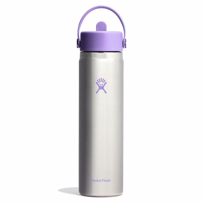 24 oz Wide Mouth Water Bottle w/ Flex Straw Cap - Image 36