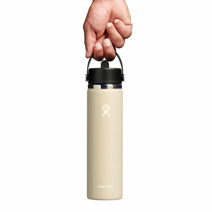 24 oz Wide Mouth Water Bottle w/ Flex Straw Cap - Image 19