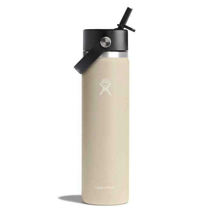 24 oz Wide Mouth Water Bottle w/ Flex Straw Cap - Image 17