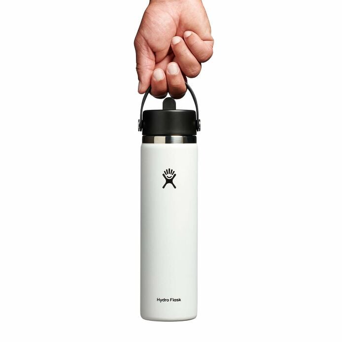 24 oz Wide Mouth Water Bottle w/ Flex Straw Cap - Image 7