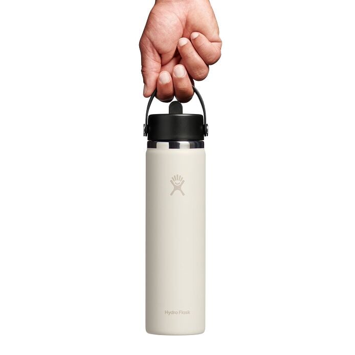 24 oz Wide Mouth Water Bottle w/ Flex Straw Cap - Image 33