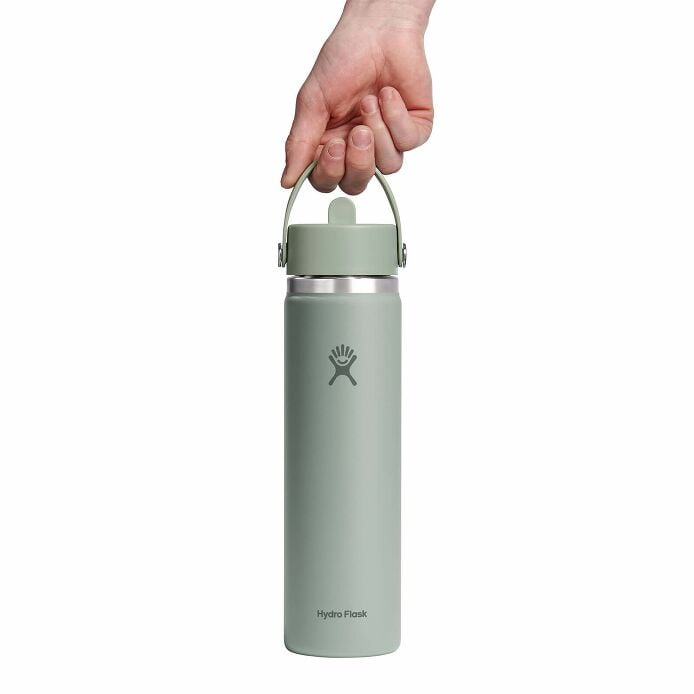 24 oz Wide Mouth Water Bottle w/ Flex Straw Cap - Image 55