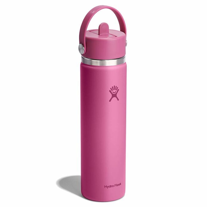 24 oz Wide Mouth Water Bottle w/ Flex Straw Cap - Image 60
