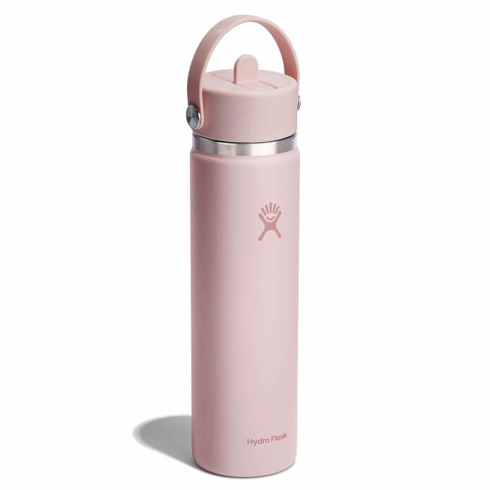24 oz Wide Mouth Water Bottle w/ Flex Straw Cap - Image 66
