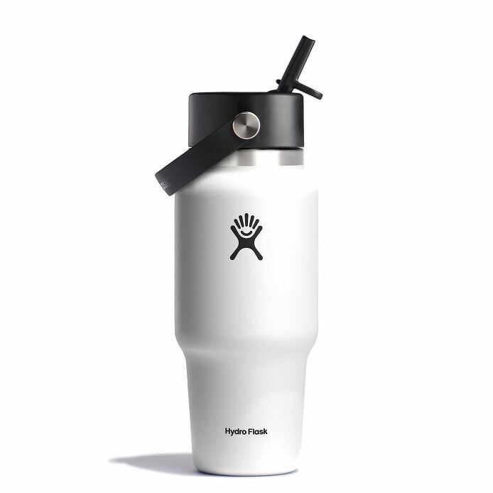 24 oz Wide Mouth Travel Bottle with Flex Straw Cap - Image 6
