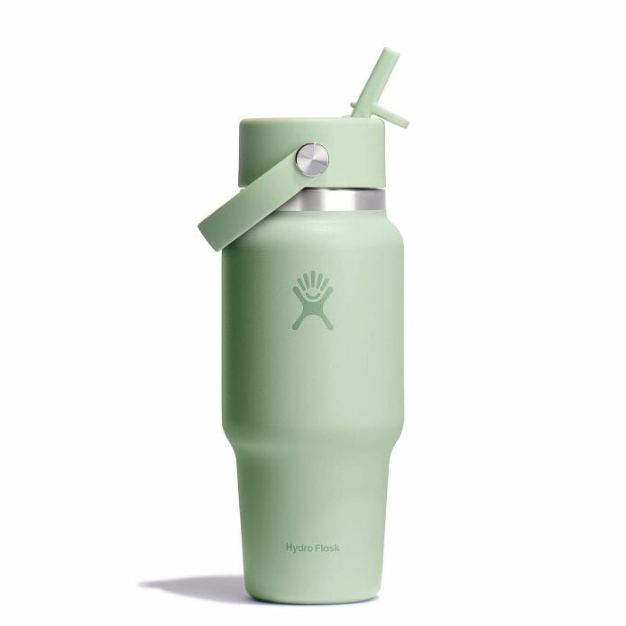 24 oz Wide Mouth Travel Bottle with Flex Straw Cap - Image 36