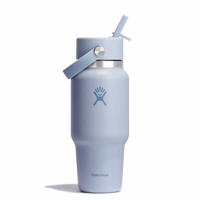 24 oz Wide Mouth Travel Bottle with Flex Straw Cap - Image 26