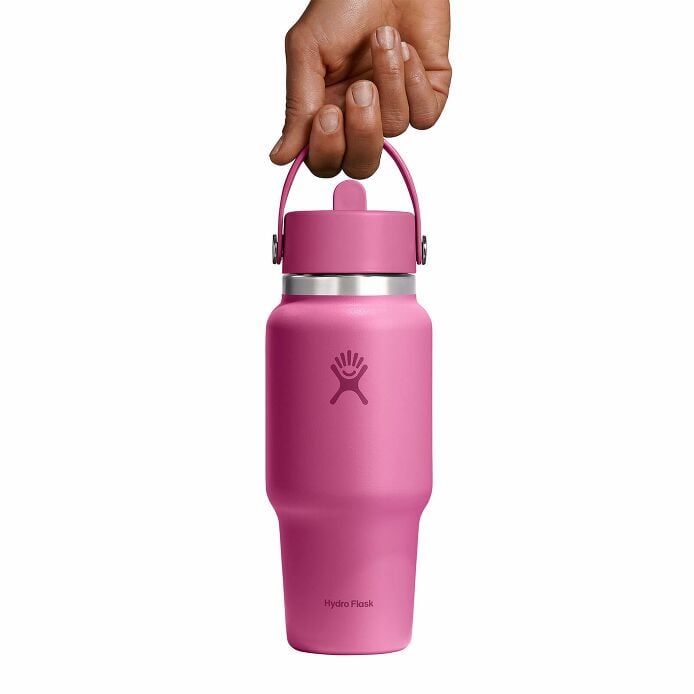 24 oz Wide Mouth Travel Bottle with Flex Straw Cap - Image 33