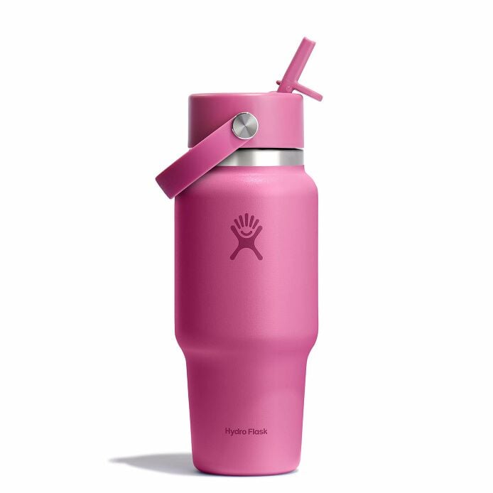 24 oz Wide Mouth Travel Bottle with Flex Straw Cap - Image 31