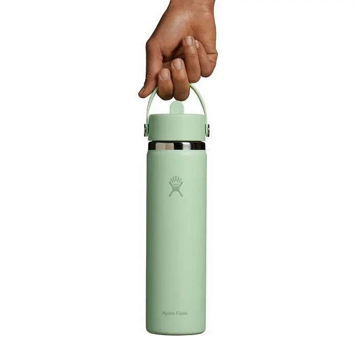 24 oz Wide Mouth Water Bottle w/ Flex Straw Cap - Image 52