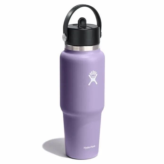 32 oz Wide Mouth Travel Bottle with Flex Straw Cap - Image 38