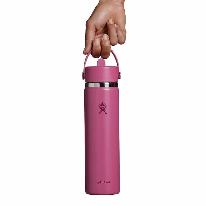 24 oz Wide Mouth Water Bottle w/ Flex Straw Cap - Image 61