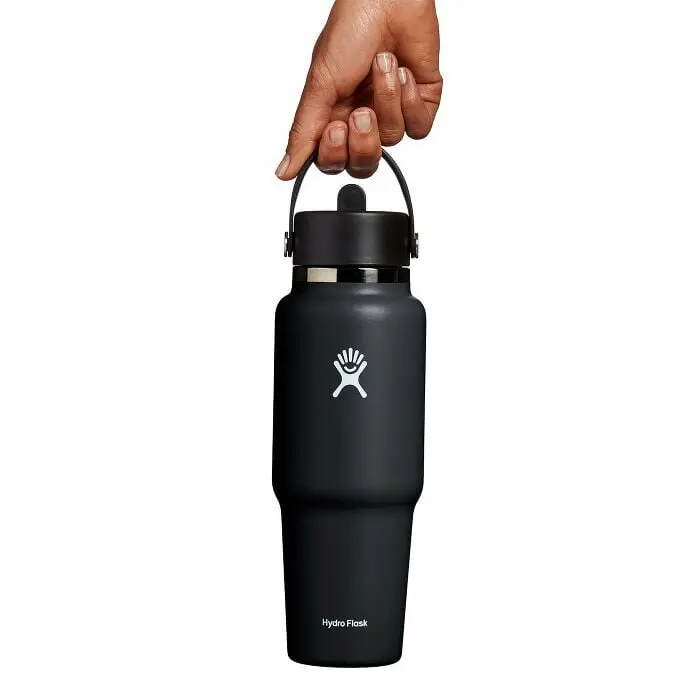 32 oz Wide Mouth Travel Bottle with Flex Straw Cap - Image 11