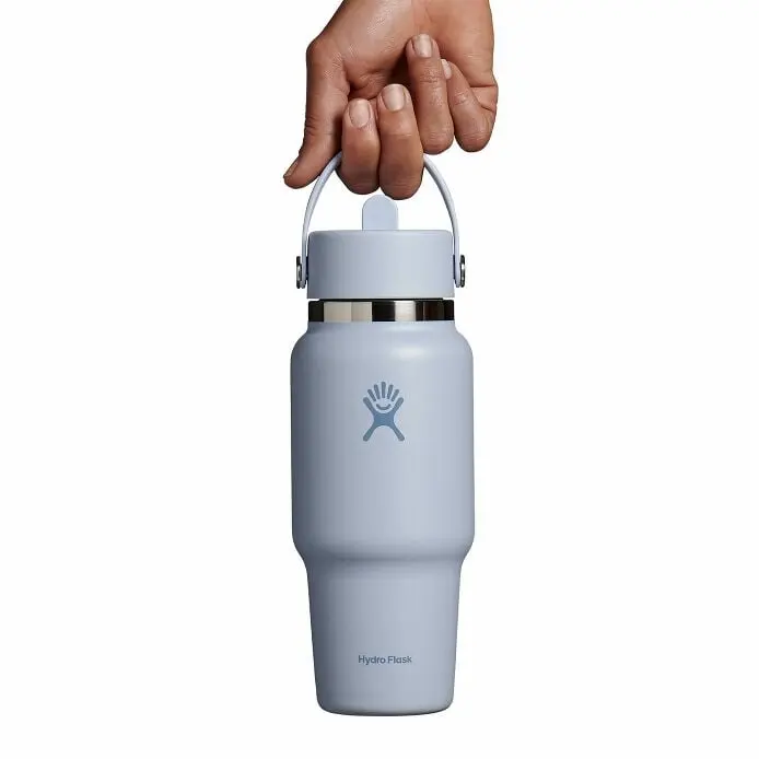 24 oz Wide Mouth Travel Bottle with Flex Straw Cap - Image 10