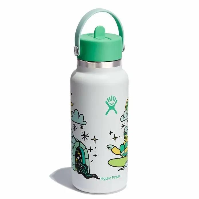 32 oz Wide Mouth with Flex Straw Cap - Image 74