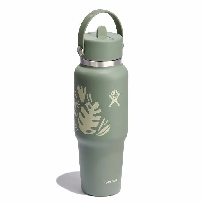 32 oz Wide Mouth Travel Bottle with Flex Straw Cap - Image 74