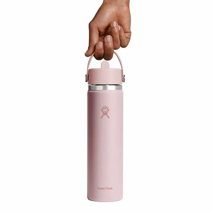24 oz Wide Mouth Water Bottle w/ Flex Straw Cap - Image 67