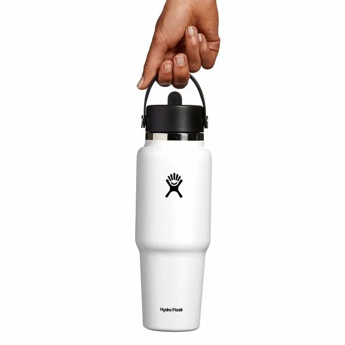 32 oz Wide Mouth Travel Bottle with Flex Straw Cap - Image 16