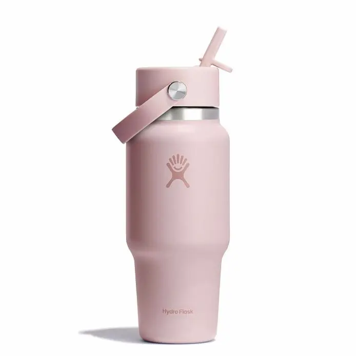 24 oz Wide Mouth Travel Bottle with Flex Straw Cap - Image 11