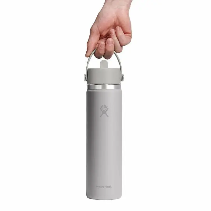 24 oz Wide Mouth Water Bottle w/ Flex Straw Cap - Image 58