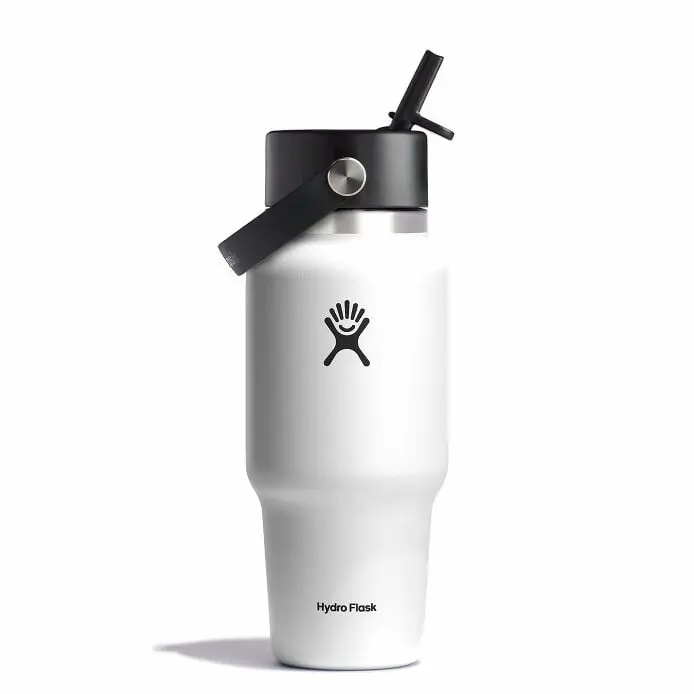 24 oz Wide Mouth Travel Bottle with Flex Straw Cap - Image 6