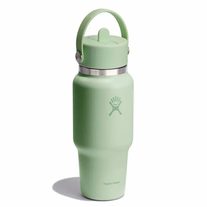 24 oz Wide Mouth Travel Bottle with Flex Straw Cap - Image 37