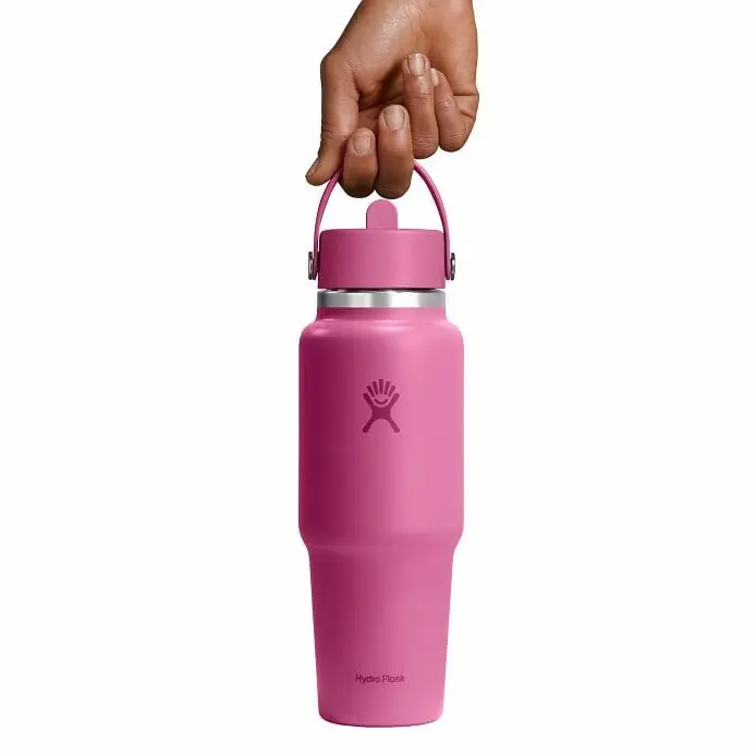 32 oz Wide Mouth Travel Bottle with Flex Straw Cap - Image 60