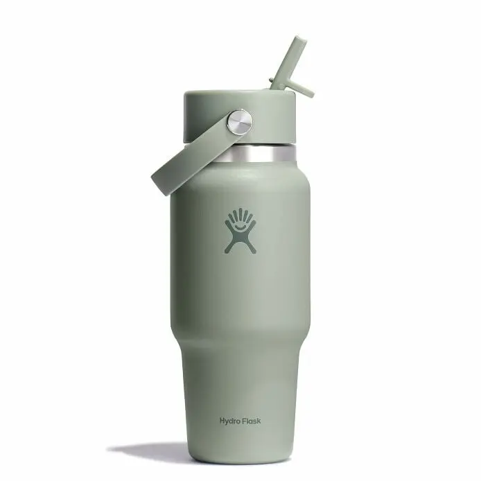 24 oz Wide Mouth Travel Bottle with Flex Straw Cap - Image 16