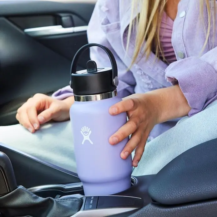 32 oz Wide Mouth Travel Bottle with Flex Straw Cap - Image 44